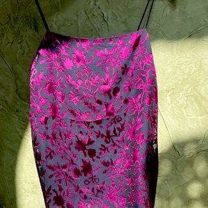 Club Monaco Women's Sleeveless Purple Floral-Print Size S